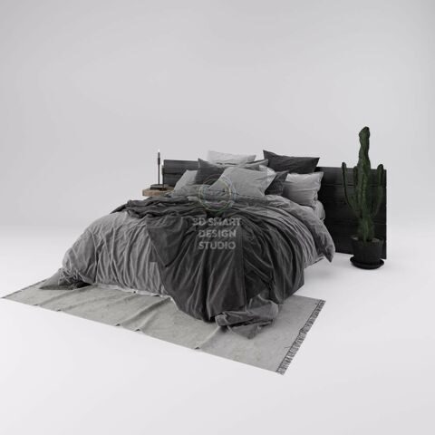 3D modeling_bed